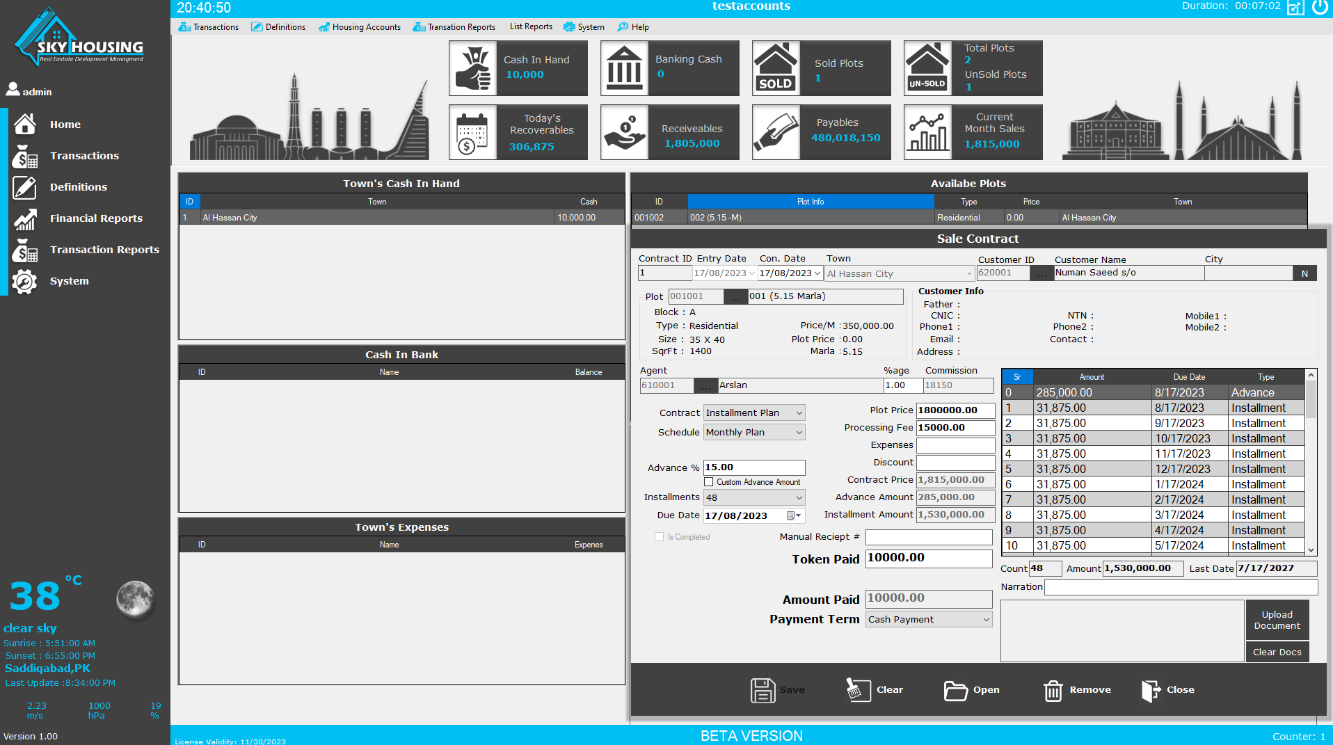 Sky Housing Reasl Estate Management Software